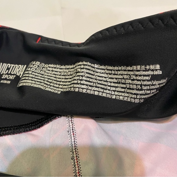 64. Victoria Sports Plaid Red and Black  Leggings - Picture 6 of 9